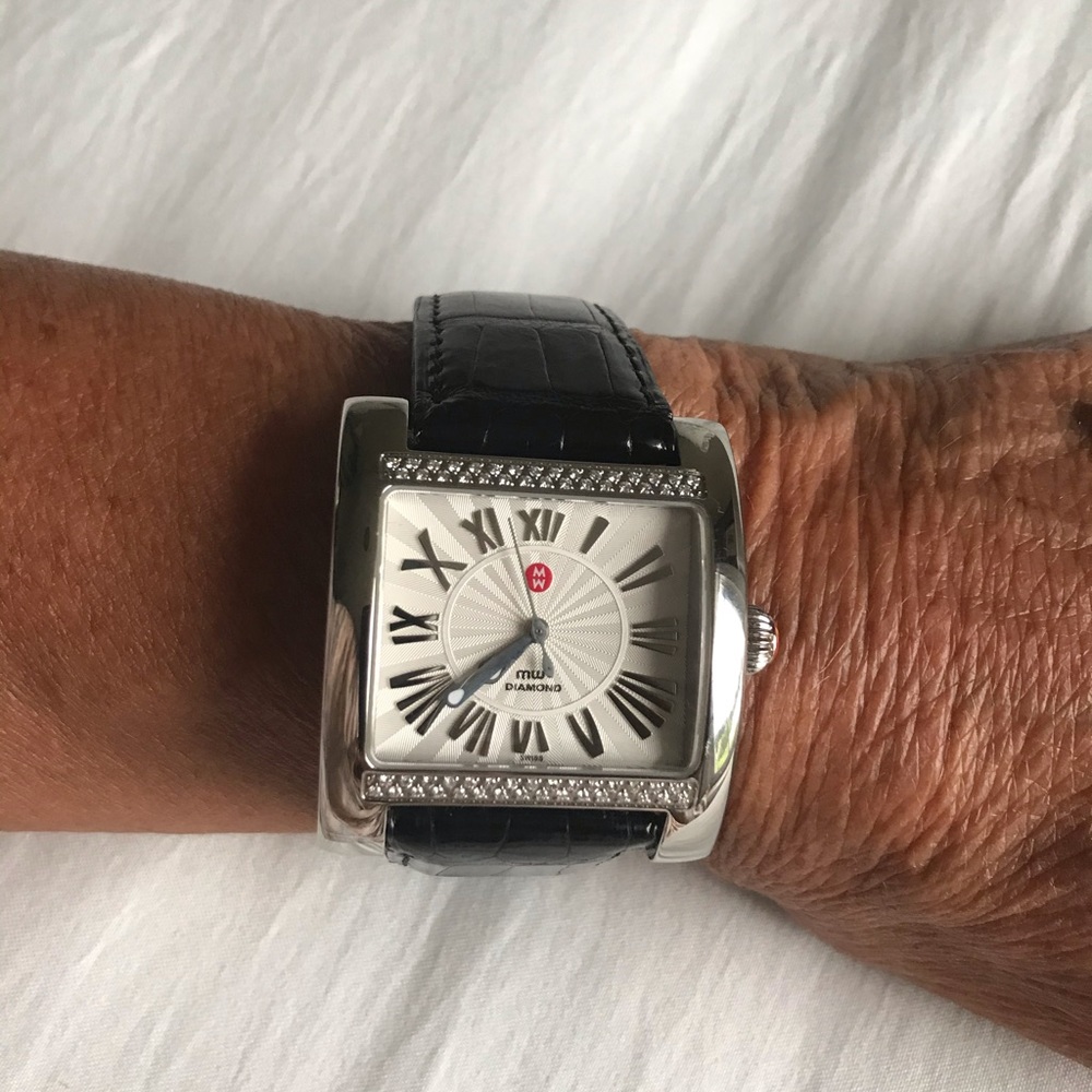 Michele Watch RARE RARE NWOT Michele diamond watch - Picture 6 of 7